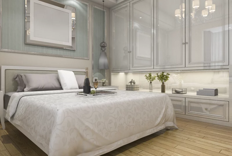 Rénovation et aménagement intérieur de chambres à Reims BS Entreprise